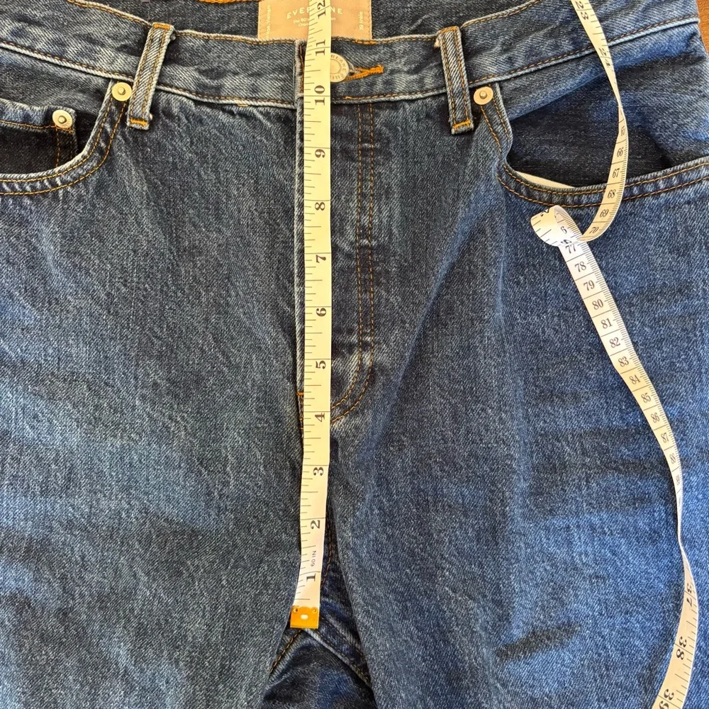 Everlane THE '9OS CHEEKY® JEAN in Organic Cotton Size 29 Dark Wash Ankle Length - Picture 7 of 11